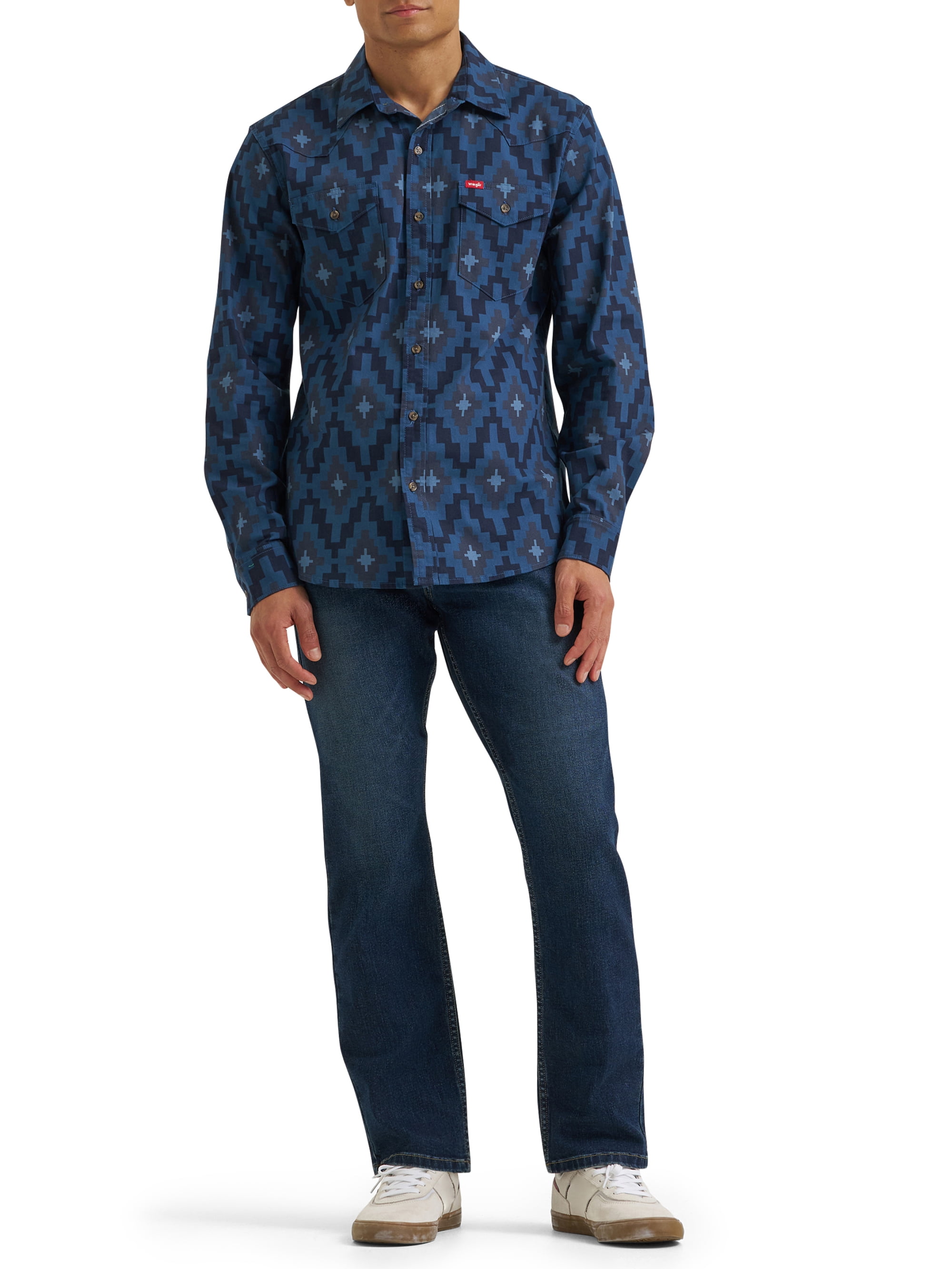 Wrangler® Men's Long Sleeve Woven Shirt