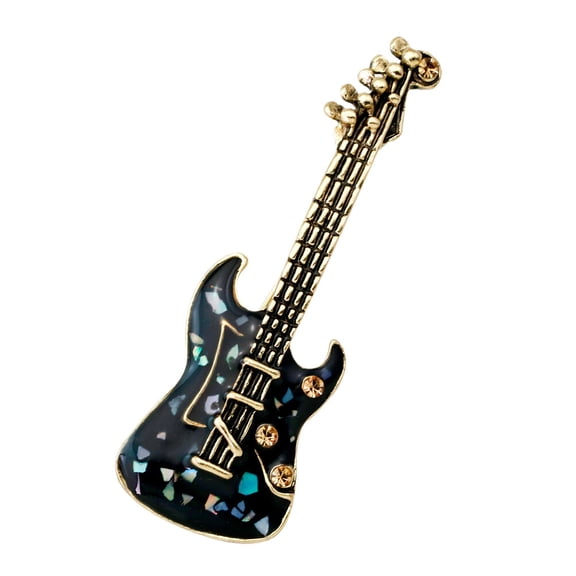Raindrops  Guitar Brooch Guitars Lapel Pin for Men Instruments Miss Man
