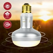 ECOSUB 100W Reptile Heat Lamp Bulb, and 26W UVB 10.0 Reptile Spiral Compact Light, Combo Pack