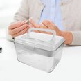 thumbnail image 4 of unbranded Caja Organizadora De Medicamentos Transparente Con Asa Para Almacenamiento Y Viajar Portátil, 4 of 8