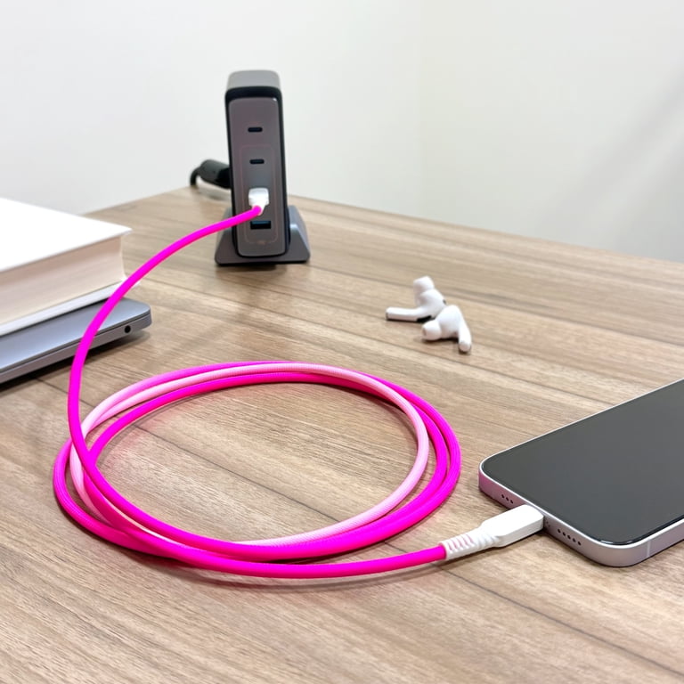 NINGKPOW USB-C Naar Lightning-kabel – 30 Cm, MFi-gecertificeerd, Nylon Gevlochten, Power Delivery, Voor IPhone