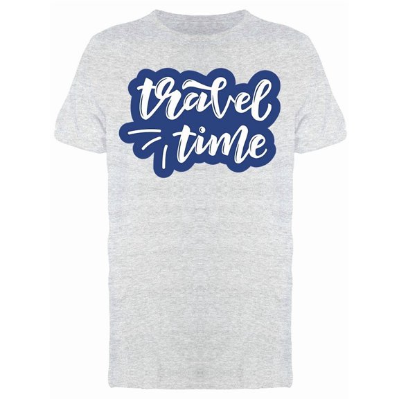 Lettering Travel Time Tee Men's -Image by Shutterstock