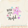 thumbnail image 4 of Inktastic Wish Upon a Starfish Cute Girls Toddler Dress, 4 of 5