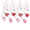 thumbnail image 1 of Mlkoz Valentines Day Decorations , Fournitures de Mariage Jour Drapeau Non Tissé Cœur DIY Rideau de Porte Rouge, Cadeaux pour Homme, 1 of 5