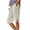 Beige, variant on Women's Linen Capri Pants with Pockets Straight Leg Yoga Capri Leggings Mid-Calf Capris Workout Yellow XL(XL)