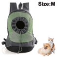 thumbnail image 1 of Pet Carrier Backpack Adjustable Safe Cat Dog Front Pockets Lightweight, 1 of 4