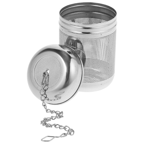 Tea Loose Leaf Strainer Stainless Steel Filter Ideal For Tea Lovers 3.14X1.97In 1Set