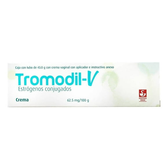 Tramodil-V estrógenos conjugados 62.5 mg/100 g tubo con 43 g