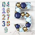 thumbnail image 4 of Thanksgiving Decor Digital Balloon Pre Cut Marquess Number Illuminates Balloon Digital Frame Cardboard Used For Graduation Birthday Anniversary Decoration, 4 of 8