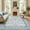 Blue, variant on CHITOOMA 8'x10' Area Rugs for Living Room, Floral Washable Rug Boho Non-Slip Printed Carpet, Vintage Stain Resistant Indoor Rug for Bedroom Dining Room Home Office