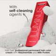 thumbnail image 6 of ILUMINUS Hair Dye, professional permanent hair color cream, with Niacinamide and Milk Protein to get a repaired and colored Hair with intense color shiny and silky. 3.54oz  9.8 Extra Light Pearl Blode, 6 of 6