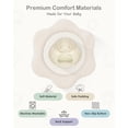 thumbnail image 5 of Baby Gym Play Mat, Sitting-up Babies Seats for Infants,with 5 Detachable Toys, Infant Toddler Activity Tummy Time Playmats for Newborn 0-12 Months, Beige, 5 of 7