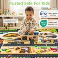 thumbnail image 2 of Alfombra Zovalyx Infantil 122 × 183 cm – Juego de Construcción, 2 of 7