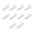 M1.2x22mm, variant on Ear Shaped Spring Cotter Pins Assortment Steel Hairpin Clips Boat Hardware Accessories for Long Service Hitches Pin Secu