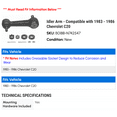 thumbnail image 2 of Idler Arm - Compatible with 1983 - 1986 Chevy C20 1984 1985, 2 of 2