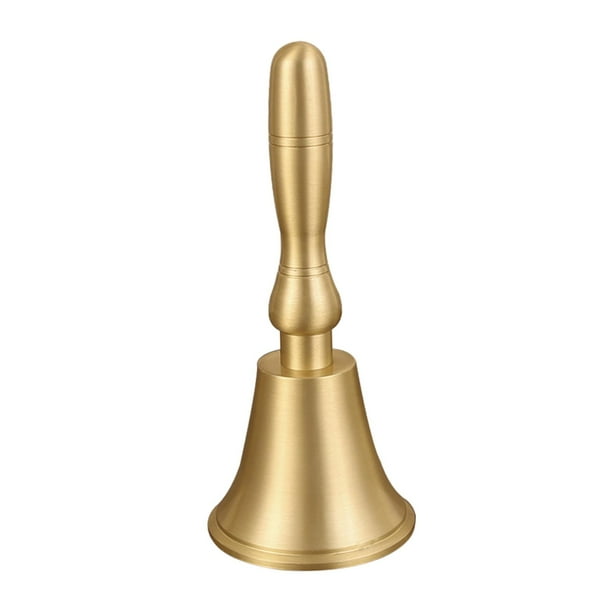 Campanas de mano para niños y adultos, campana de juego para entrenamiento de mascotas, campana de mano tradicional para el hogar, , cena,