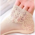 thumbnail image 2 of AUQ 5Pair Socks for Women,Cotton Calcetines Para Mujer,Socks for Women,Yellow, 2 of 2