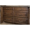 thumbnail image 3 of Jeffrey Alexander 718-128 Glenmore 5" Center To Center Drop Cabinet Pull - Gun Metal, 3 of 7