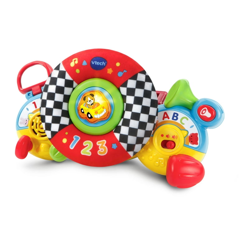 VTech On-the-Go Learning Toddler Toy Driver with Fabric Steering