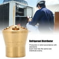 thumbnail image 3 of 5-Port Brass Refrigerant Distributor: Thickened, Wear-Resistant Construction for Precise, Uniform Liquid Distribution in AC, Heat Pumps, Refrigeration Units & More – 12.8mm Inlet/6.5mm Outlet, 3 of 7