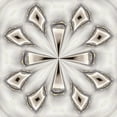 thumbnail image 2 of Bolokofsky, Ronald 12x12 White Modern Wood Framed Museum Art Print Titled - Pattern V, 2 of 4