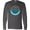 Charcoal Grey, variant on Inktastic Miami Beach Florida Travel Trip Long Sleeve T-Shirt