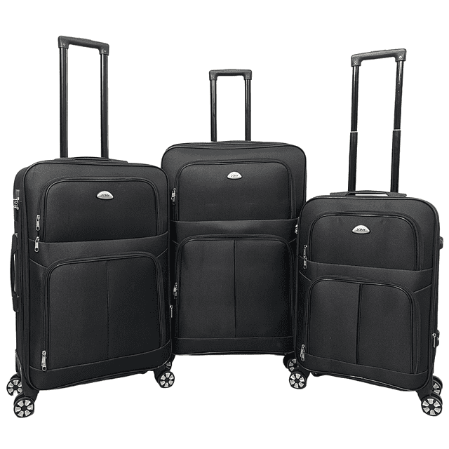 Set 3 Maletas De Viaje Jony Con Ruedas 20 24 Y 28 Pulgadas Con Candado