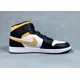 thumbnail image 2 of Ni - ke Ni - ke Air Jordan 1 Mid White Pollen Black 554724-177 Men's Size 13, 2 of 5