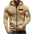 thumbnail image 4 of Ceisia Men's Outdoor Sports Jacket Hooded Long Sleeve Summer Loose Fit with Pockets Gift, 4 of 8