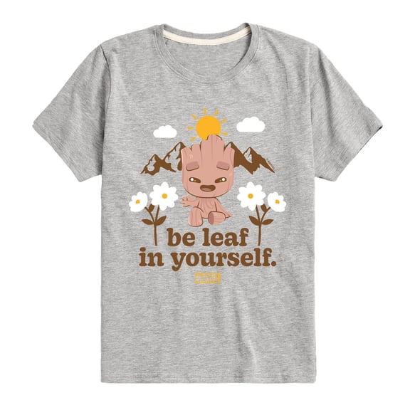 Marvel - Guardians of the Galaxy Be Leaf In Yourself Boys' Short Sleeve Graphic T-Shirt