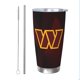 thumbnail image 1 of Taza térmica duradera de acero inoxidable 304 con tema del equipo de fútbol de Commanders con tapa y pajita Taza térmica de acero inoxidable de 20 oz Taza para automóvil Adecuada para bebidas frías y, 1 of 8