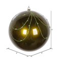 thumbnail image 2 of Vickerman MT194714D Rideau Pailleté Olive 6 Po. - 3 par Sac, 2 of 3