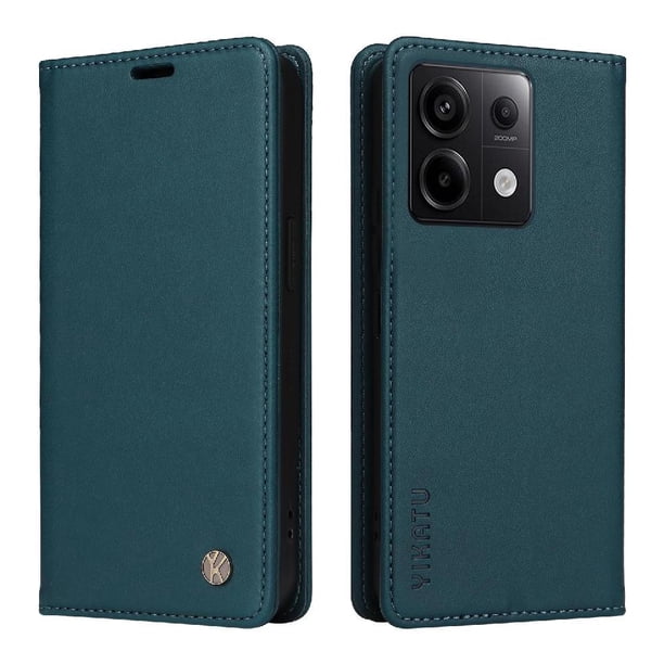 Funda para Xiaomi Redmi Note 13 Pro 5G Estuche de Cuero PU Tipo Cartera con Ranuras para Tarjetas y Cierre Magnético