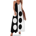 thumbnail image 1 of Vestido sin mangas con flores de hibisco tropicales rosas y verdes, vestido de verano para mujer, vestido de fiesta de noche, vestidos de verano para mujer, 1 of 7