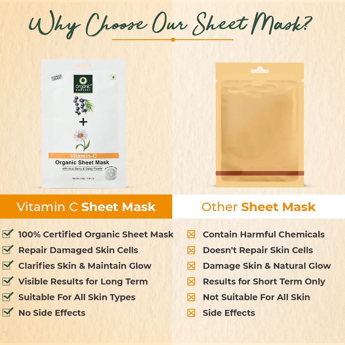 Organic Harvest Skin Illuminate Vitamin C Face Wash for Tightening