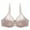 Khaki, variant on Ohufall Bras For Women Lace With Steel Ring Solid Color Sexy Double Breasted Push Up Bra Lingerie For Women