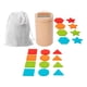 thumbnail image 5 of Juguete Montessori con palitos, juguete sensorial de madera para emparejar, juguetes cognitivos de motricidad fina. Conjunto B, 5 of 9