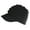 Black, variant on Women's Knitted Beanies High Bun Ponytail Skull Hat Elastic Winter Thick Warm Visor Crochet Hat