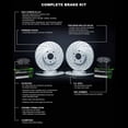 thumbnail image 3 of R1 Concepts Front Rear Brakes and Rotors Kit |Front Rear Brake Pads| Brake Rotors and Pads| Performance Sport Brake Pads and Rotors|fits 2011-2014 Audi A1, 3 of 5
