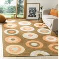 thumbnail image 2 of SAFAVIEH Santa Fe Carter Geometric Area Rug, Chocolate/Chocolate, 6' x 9', 2 of 8