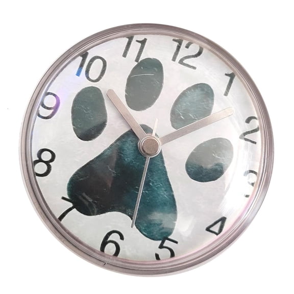 YIEMEEN Silents Waterproof Bathroom Shower Clock with Large Suction Cup Wall Clock Gift