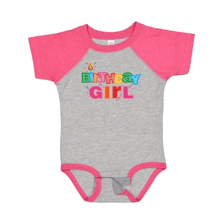 

Inktastic Birthday Girl Letters Girls Baby Bodysuit