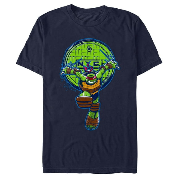 Men's Teenage Mutant Ninja Turtles Raphael in Action Graphic T-Shirt