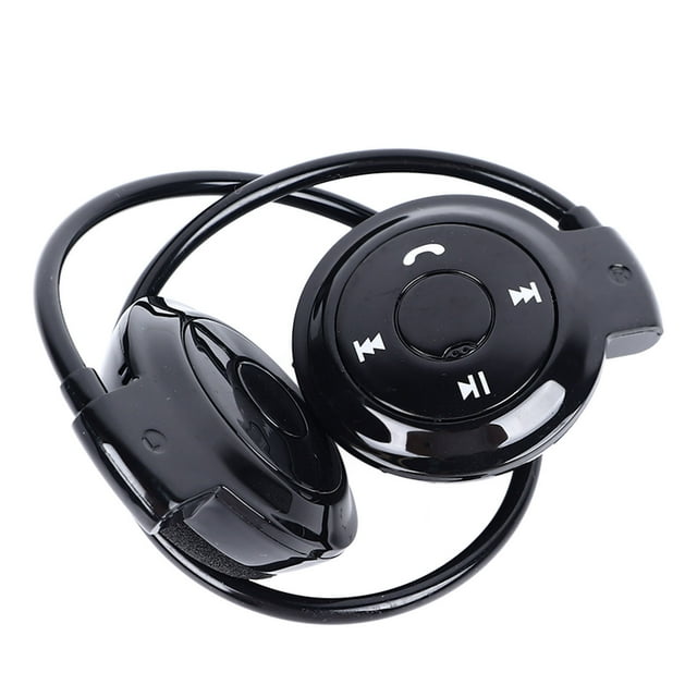 Auriculares Alrededor de la Cabeza, Auriculares Plegables Negros Recargables para Deportes para Deportes