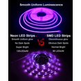 thumbnail image 4 of Neon Lights Strip Purple Silicone Flexible Dimmable LED Rope Light for DIY Neon Signs Bedroom Bar Wall Decor, 4 of 5