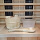 thumbnail image 4 of de Sauna de con de accesorios hecho , (21,5 cm) , (30cm) de diámetro, de elegante Zulema Cubo de sauna y cucharón, 4 of 8