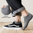 thumbnail image 4 of Socks Men's socks Spring and summer mesh breathable solid color cotton socks stereo heel, 4 of 5