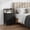 Rust, variant on Smart Nightstand with LED Lights & Charging Station | Remote App Control Bedside Table | 2 AC Outlets, USB-C Port, 3 Drawer Storage | Modern End Table for Bedroom, Rust
