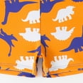 thumbnail image 6 of Hienoo Little Boys 2-Piece Swimsuits Cartoon Dinosaur Prints Long Sleeved Rash Guard Shorts Bathing Suit, 6 of 8