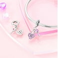 thumbnail image 2 of MULA S925 Sterling Silver Btacelets Charms for Bracelets Making Lucky Butterfly Pet Charm for Women, 2 of 6
